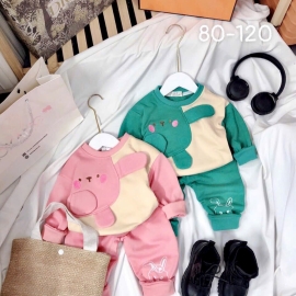 Set bộ dàu QC bé gái hình gấu