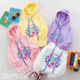 Áo khoát thun hoodie gái QC Ri 5