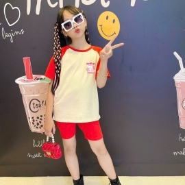 Bộ thun bé gái 2 mẫu