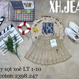 Váy XH.Jean dáng xoè