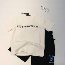 Set bộ thun trai trắng