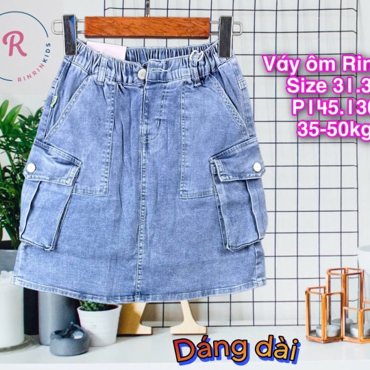 Váy Jeans đen