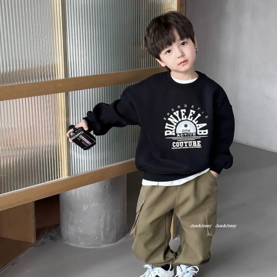 Set bộ trai áo nỉ quần kaki
