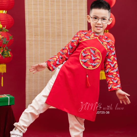 Áo dài bé trai