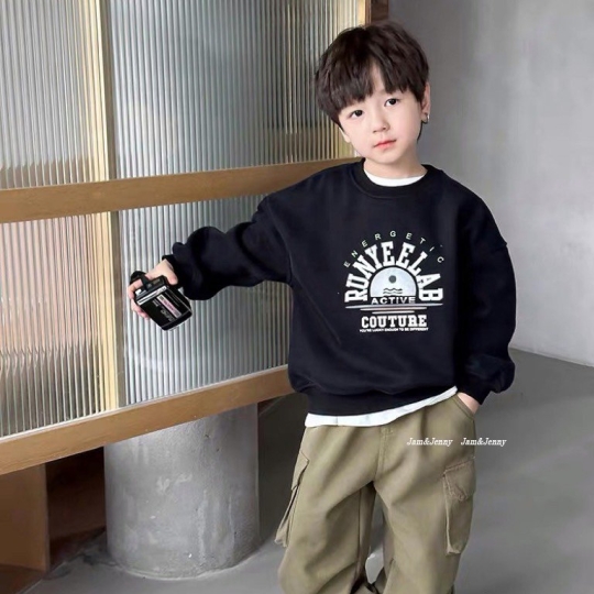 Set bộ trai áo nỉ quần kaki