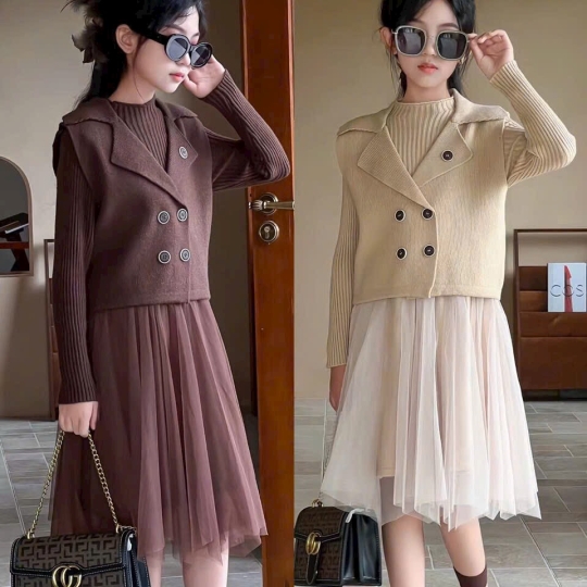 Set Đầm - Khoác thu đông