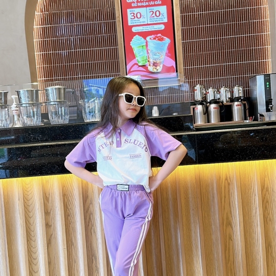 Bộ thun bé gái