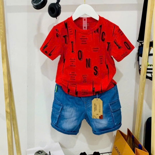 Set bé trai sọt jeans