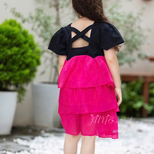 Váy phối 3 tầng vol
