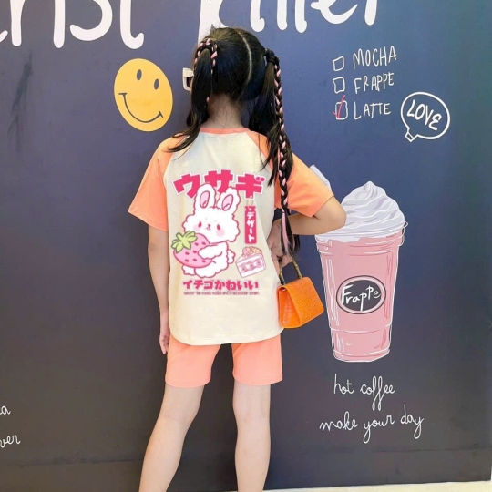 Bộ thun bé gái 2 mẫu