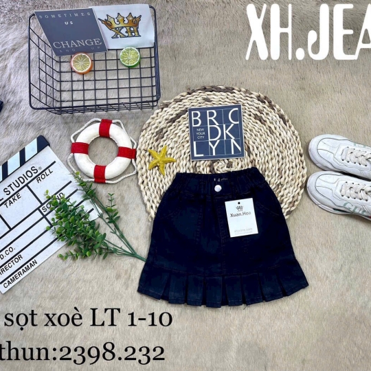 Váy XH.Jean dáng chữ A