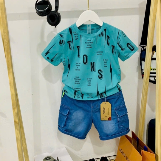 Set bé trai sọt jeans