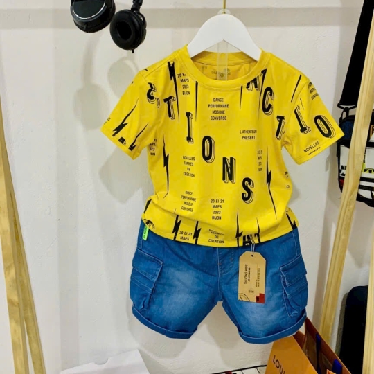 Set bé trai sọt jeans