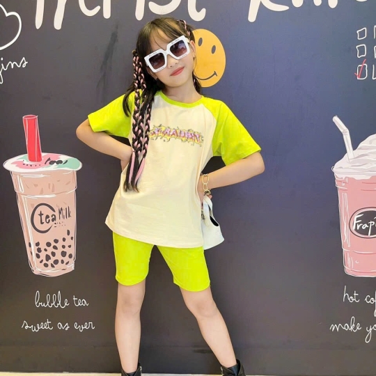 Bộ thun bé gái 2 mẫu