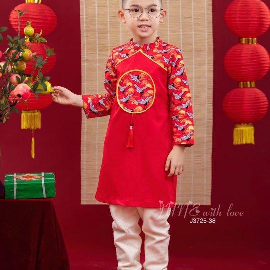 Áo dài bé trai