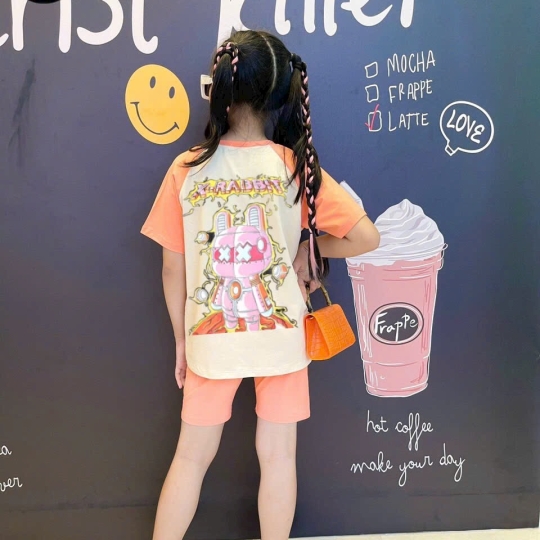 Bộ thun bé gái 2 mẫu
