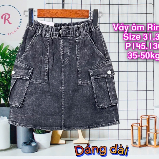 Váy Jeans đen