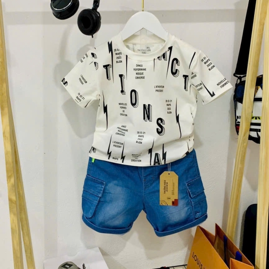 Set bé trai sọt jeans